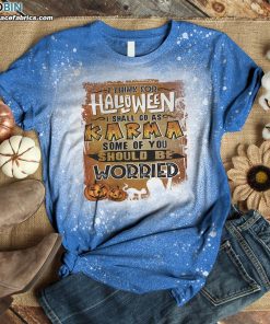 scary halloween pumpkin ghost karm bleached t shirt i think for halloween i shall go as karma bleached shirt 4 sLXJr