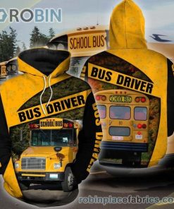School Bus Driver 3d Printed Hoodie