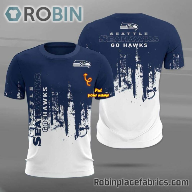 Seattle Seahawks Custom Shirt – Personalized For Fan 3D T Shirt