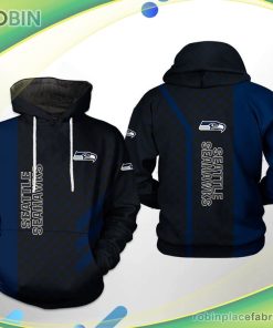 Seattle Seahawks Nfl Team Pattern Mix 3d Printed Hoodie