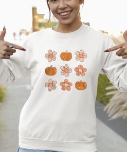 sweatshirt fall floral pumpkin halloween spooky vibes spooky dozjlc