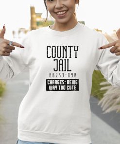 sweatshirt jail prisoner too cute funny halloween costume x9cvn8