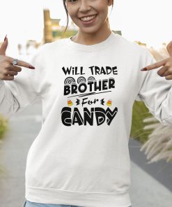 sweatshirt will trade brother for candy halloween costume jpywg1