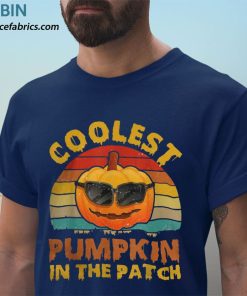 t shirt navy coolest pumpkin in the patch halloween lsp3ic