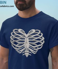 t shirt navy future dad skeleton halloween skull rib cage hvrqki