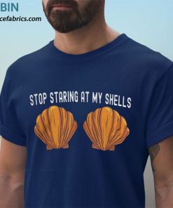 t shirt navy halloween costumes stop staring at my mermaid shell pwazya