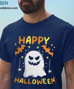 t shirt navy happy halloween ghost nymya6