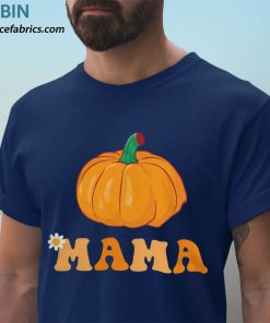t shirt navy mama pumpkin halloween c6ehuh