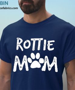 t shirt navy rottie mom a3pvhx