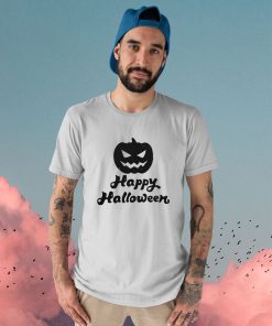 t shirt sport grey halloween scary pumpkin kctvtr