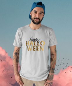 t shirt sport grey happy halloween leopard cheetah print costume ynsqlk