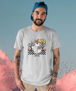 t shirt sport grey retro 70s groovy ghost halloween need a ride to salem utbvuj