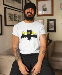 t shirt white halloween trick or treat spooky bat easy costume rlo0eg