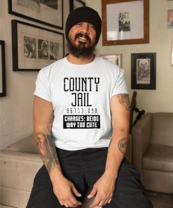 t shirt white jail prisoner too cute funny halloween costume cvwxpp