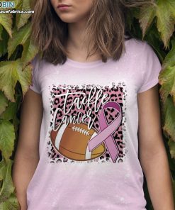 Tackle Breast Cancer Awareness Leopard Bleached T-shirt – Tackle Cancer Football Shirt