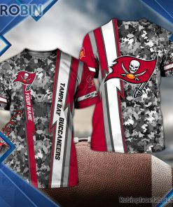 Tampa Bay Buccaneers Shirts – Personalized TB Buccaneers Football Team Camo 3D All Over Print T-Shirt Tampa Bay Buccaneers Shirts – Personalized TB Buccaneers Football Team Camo 3D All Over Print T-Shirt