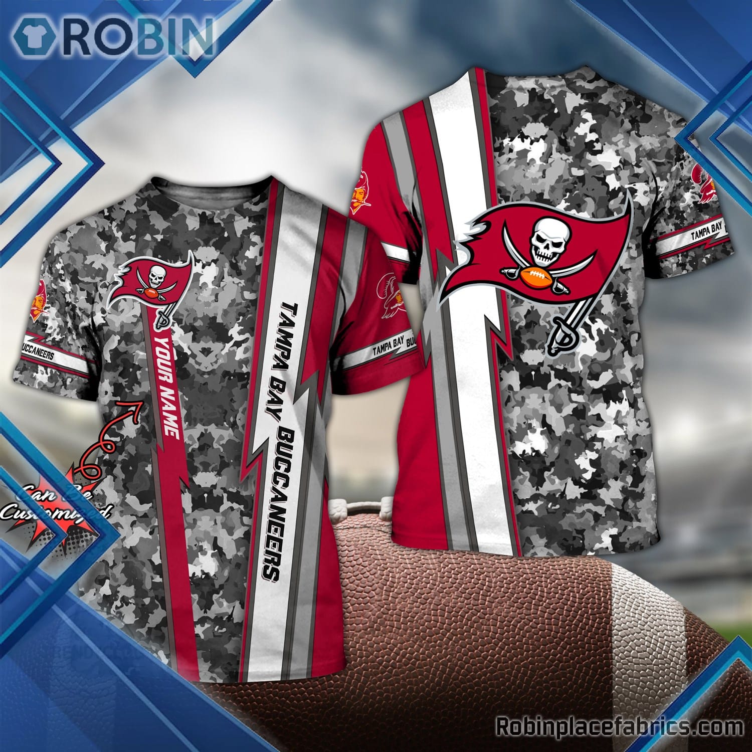 Tampa Bay Buccaneers Shirts - Personalized TB Buccaneers Football Team ...