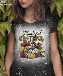 thankful grateful blessed bleached t shirt thanksgiving bleach shirt gift 1 Yw4uv