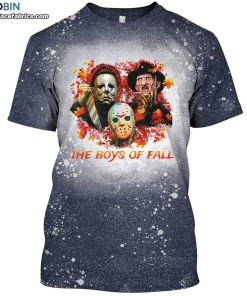 the boys of fall horror movies characters bleached t shirt 1 jJPhh