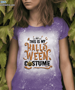 This Is My Halloween Costume Funny Bleached T-Shirt – Halloween Bleach Shirt
