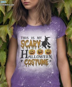 this is my scary halloween costume bleached t shirt funny halloween shirt 1 yXIU3