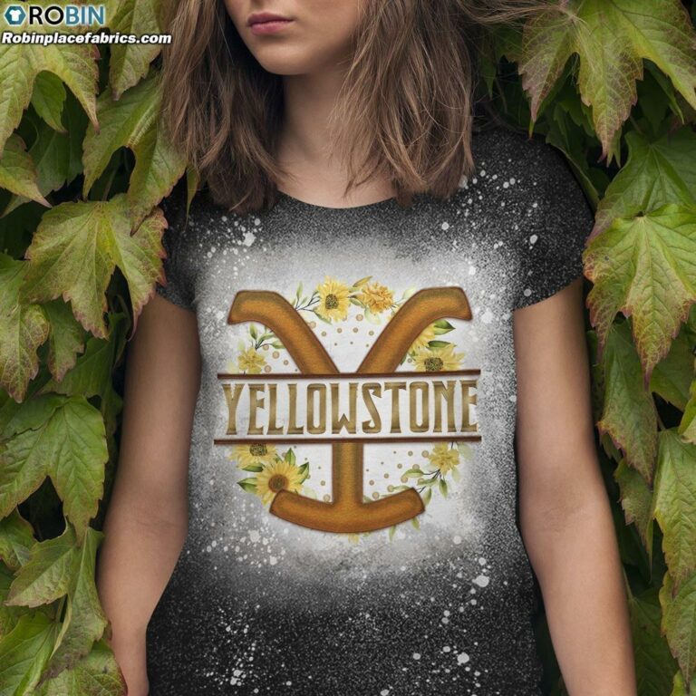 Yellowstone Dutton Sunflower Funny Bleached T-Shirt