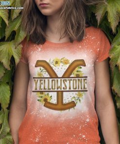 Yellowstone Dutton Sunflower Funny Bleached T-Shirt Yellowstone Dutton Sunflower Funny Bleached T-Shirt