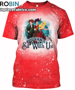 you cant sit with us hocus bleached t shirt 54 foPV5