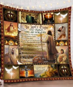 The Lords Prayer Our Father Quilt Blanket Jesus Gift Unique Christian Gifts Christmas Religious Gifts Christian Gift Christian Gifts For Women