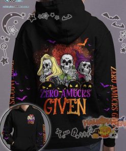 3 Witches Skull Zero Amucks Given Halloween Black 3D All-Over Print Unisex Hoodie