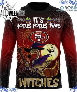 49ers nfl halloween jersey falmingo witches hocus pocus all over print 387 VYoGL