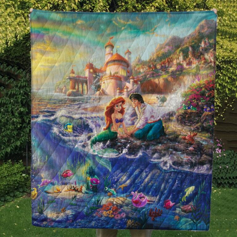 A Little Mermaid Quilt Blanket #1