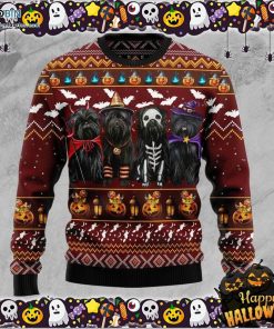 Affenpinscher Halloween Ugly Sweater