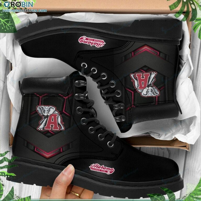 Alabama Crimson Tide Custom Printed Martin Boots RBPL405