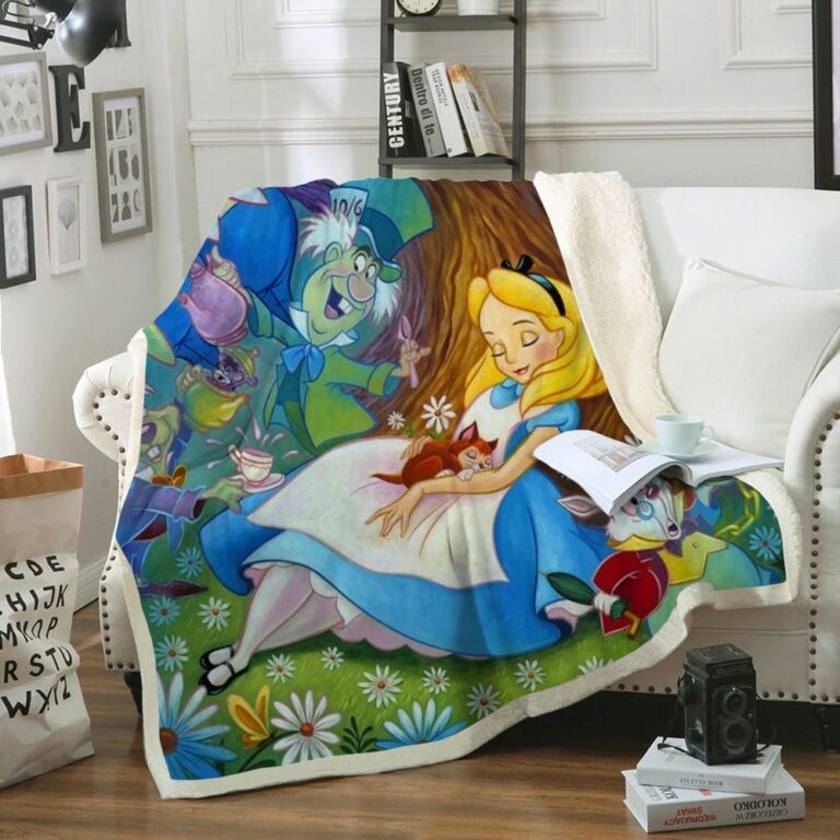 Alice In Wonderland Blanket #1
