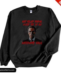 american psycho essential awesome wave sweatshirt gre4qm