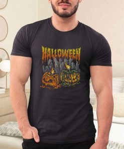 angry pumpkins with roaring fire halloween shirt 3 8gTag