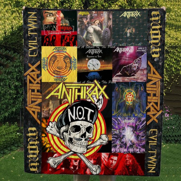 Anthrax Quilt Blanket