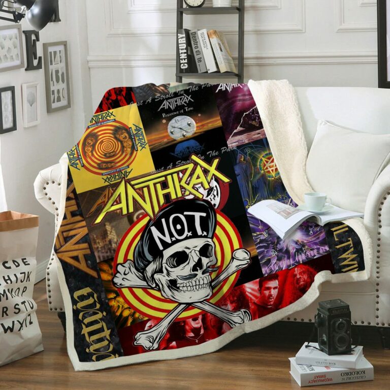 Anthrax Quilt & Fleece Blanket