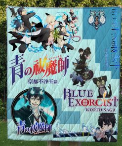 Ao No Exorcist Quilt Blanket