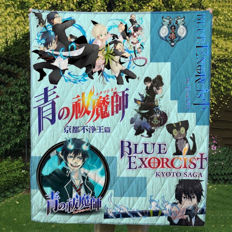 Ao No Exorcist Quilt Blanket