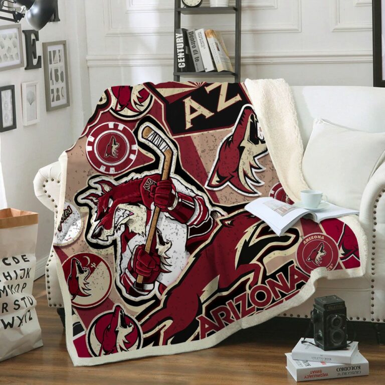 Arizona Coyotes Quilt & Fleece Blanket