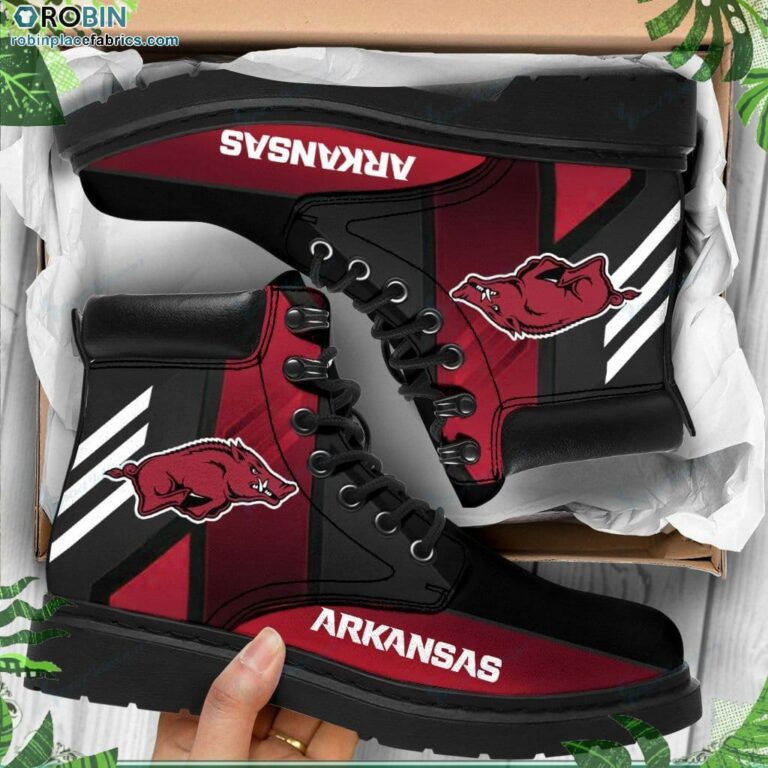 Arkansas Razorbacks Boot Custom Printed Martin Boots RBPL539