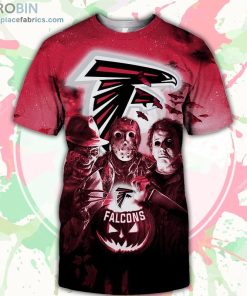 Atlanta Falcons T-Shirt Halloween Horror Night – AOP Tshirt