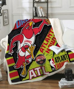 Atlanta Hawks Quilt & Fleece Blanket