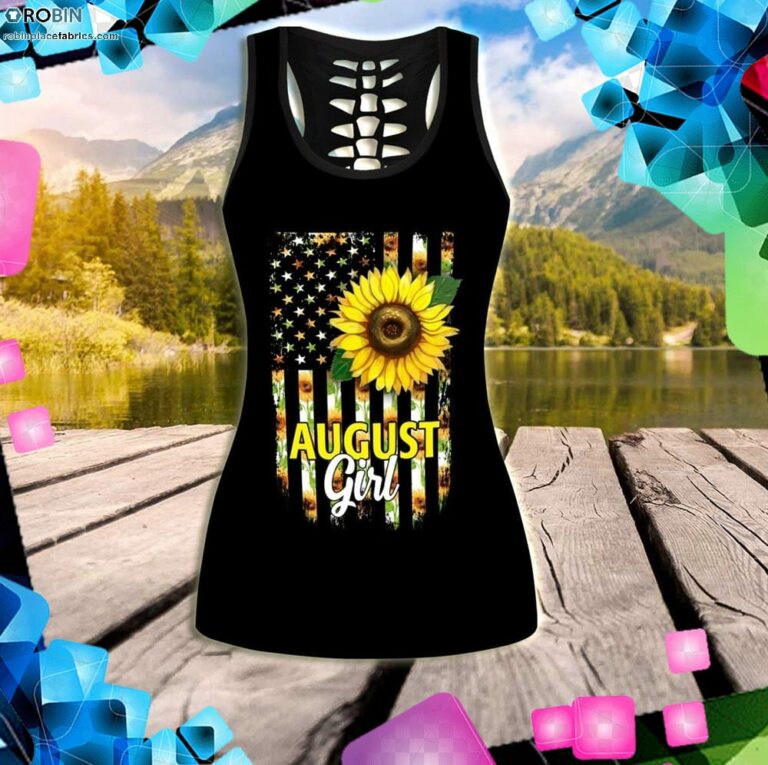 August Girl Sunflower Tank Top Legging RBPL4231