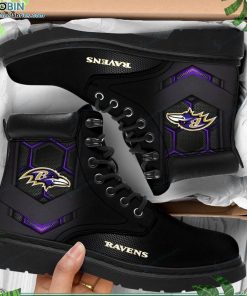 Baltimore Ravens Custom Printed Martin Boots RBPL398