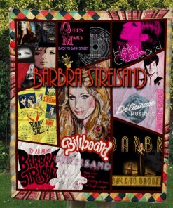 Barbara Streisand Quilt & Fleece Blanket