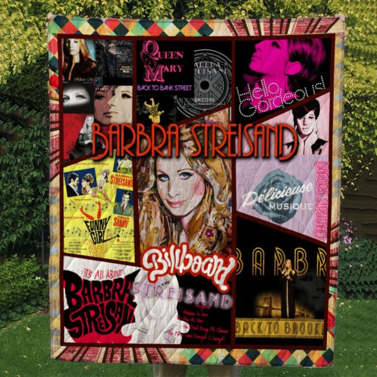 Barbara Streisand Quilt & Fleece Blanket
