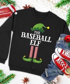 baseball elf matching family group christmas party pajama ugly christmas sweatshirt 1 H1zTS